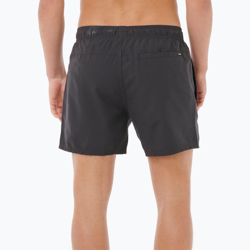Pánské plavecké šortky Rip Curl Offset Volley černé CBOLQ4 3