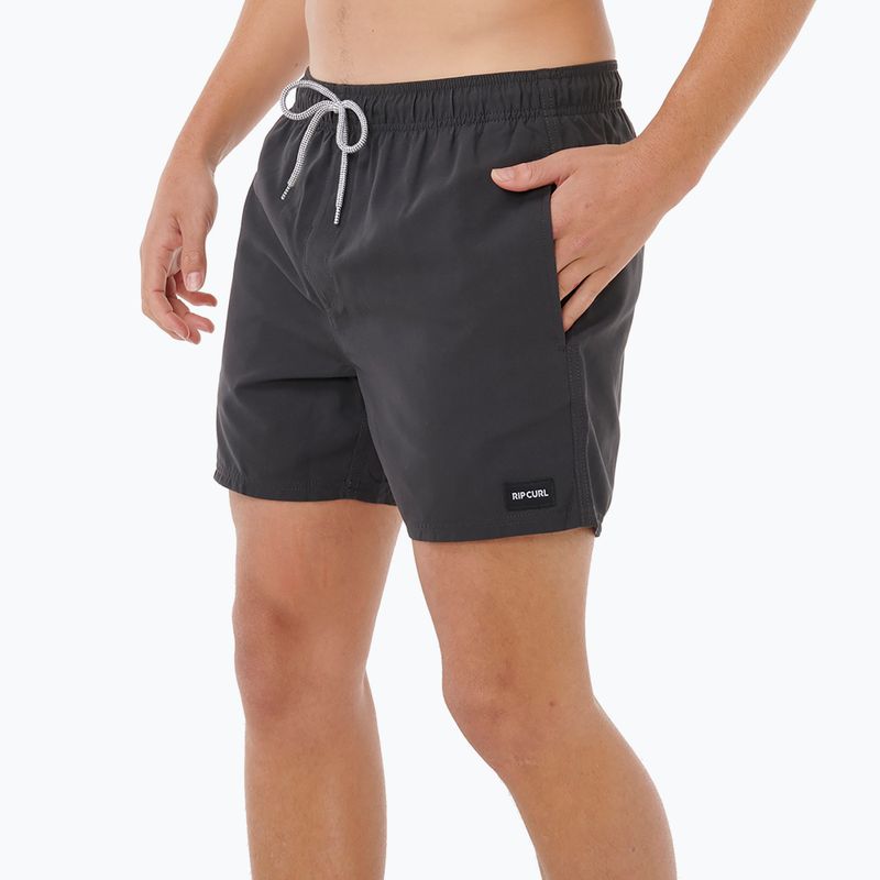 Pánské plavecké šortky Rip Curl Offset Volley černé CBOLQ4 5