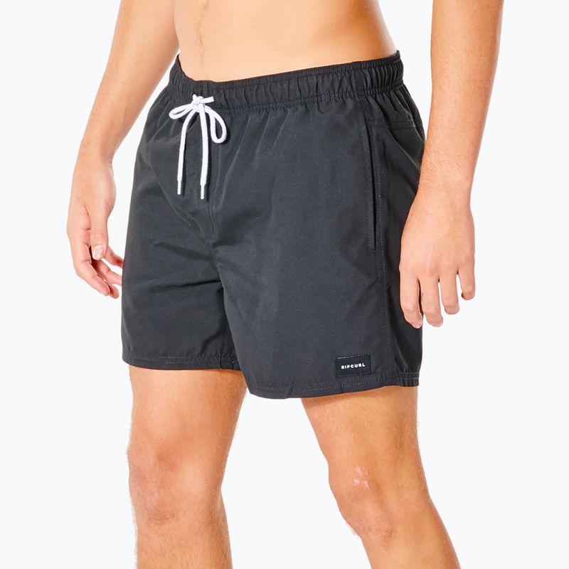 Pánské plavecké šortky Rip Curl Offset Volley černé CBOLQ4