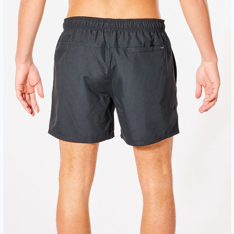 Pánské plavecké šortky Rip Curl Offset Volley černé CBOLQ4 2