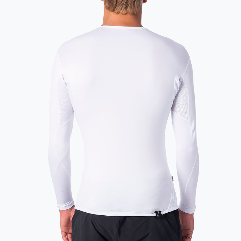 Pánské plavecké tričko s dlouhým rukávem Rip Curl Tech Bomb LSL UVT white WLY7JM 2