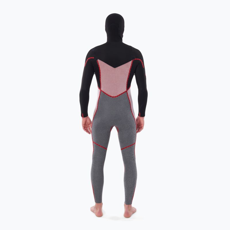 Pánský neopren Rip Curl Dawn Patrol Hooded 5/4mm Chest Zip black 4