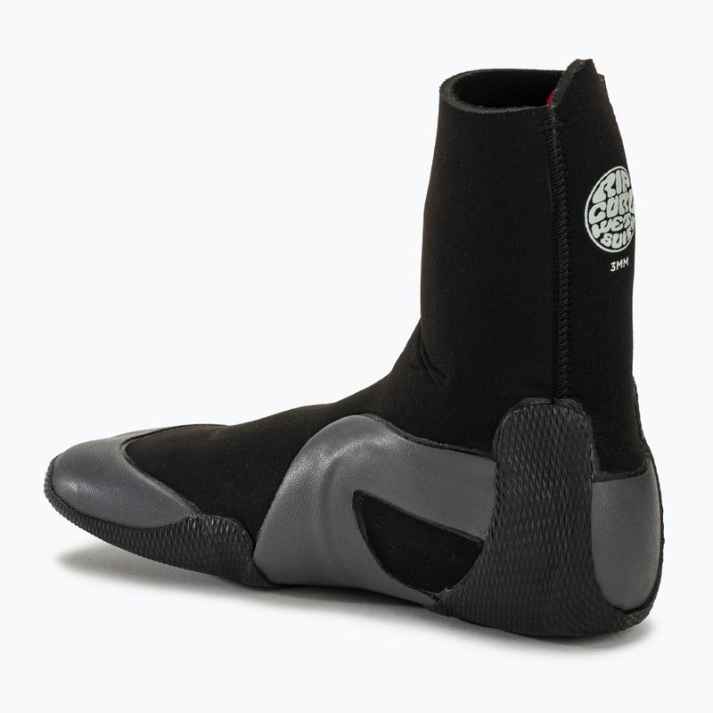 Neoprenové boty  Rip Curl D/Patrol Round Toe 3 mm black 3