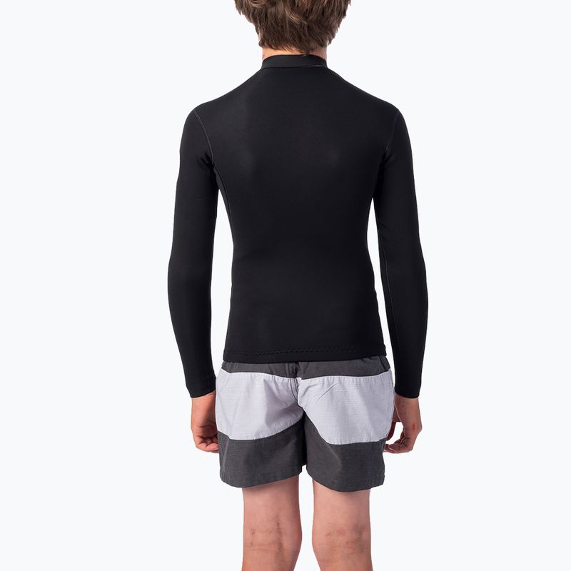 Dětské neoprenové tričko Rip Curl Dawn Patrol L/SL Jkt black 2