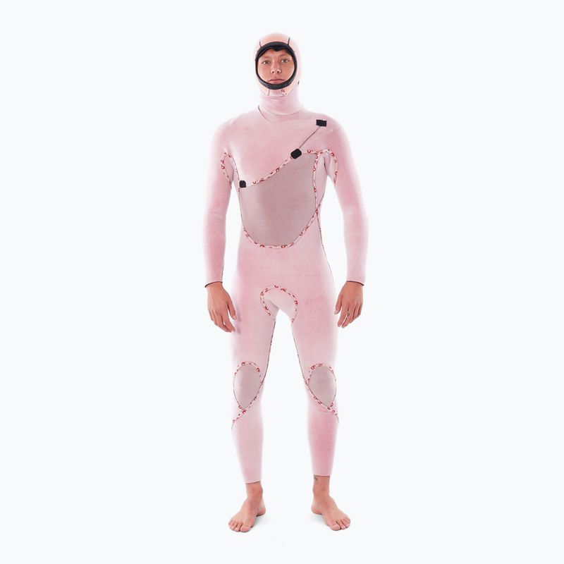 Pánský neopren Rip Curl Flashbomb 5/4mm Hooded Chest Zip black 4