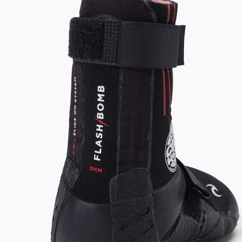 Neoprenové boty Rip Curl Flashbomb 5 mm Round Toe black 8