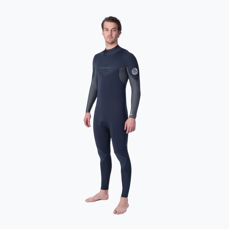 Pánský neopren   Rip Curl Dawn Patrol 4/3 mm GB B/Zip navy