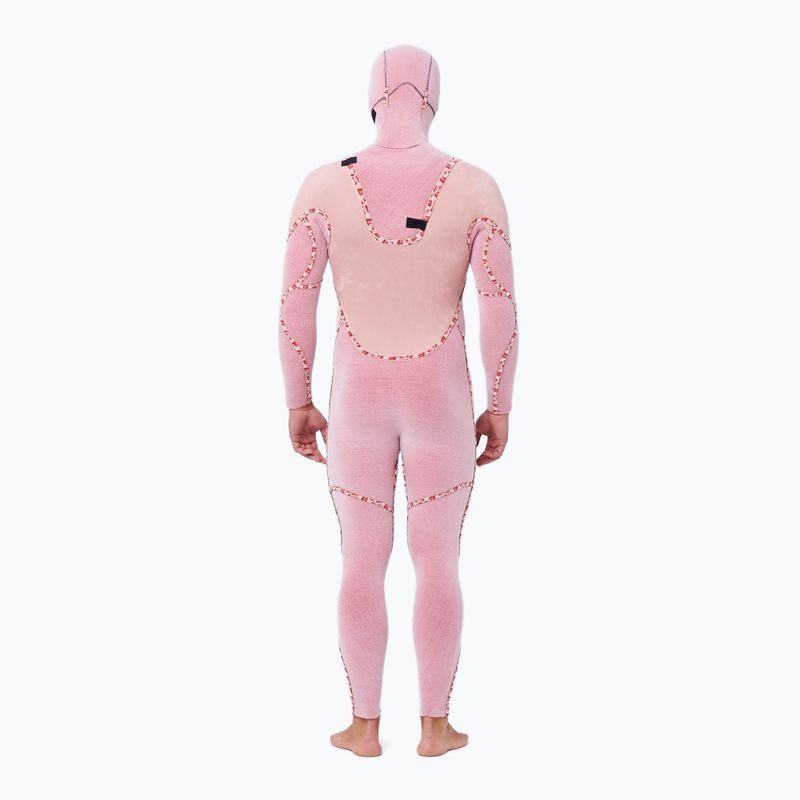 Pánský neopren na plavání Rip Curl Flashbomb Heatseeker 5/4mm Hooded Zip Free black 5