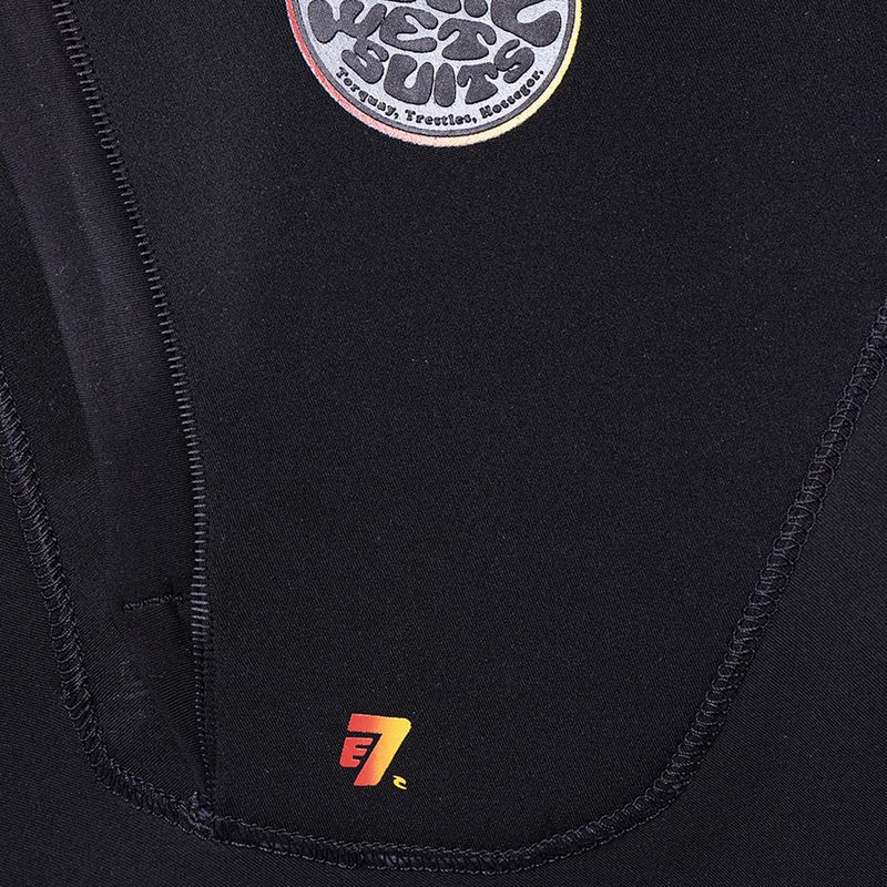 Pánský neopren na plavání Rip Curl Flashbomb Heatseeker 5/4mm Hooded Zip Free black 9