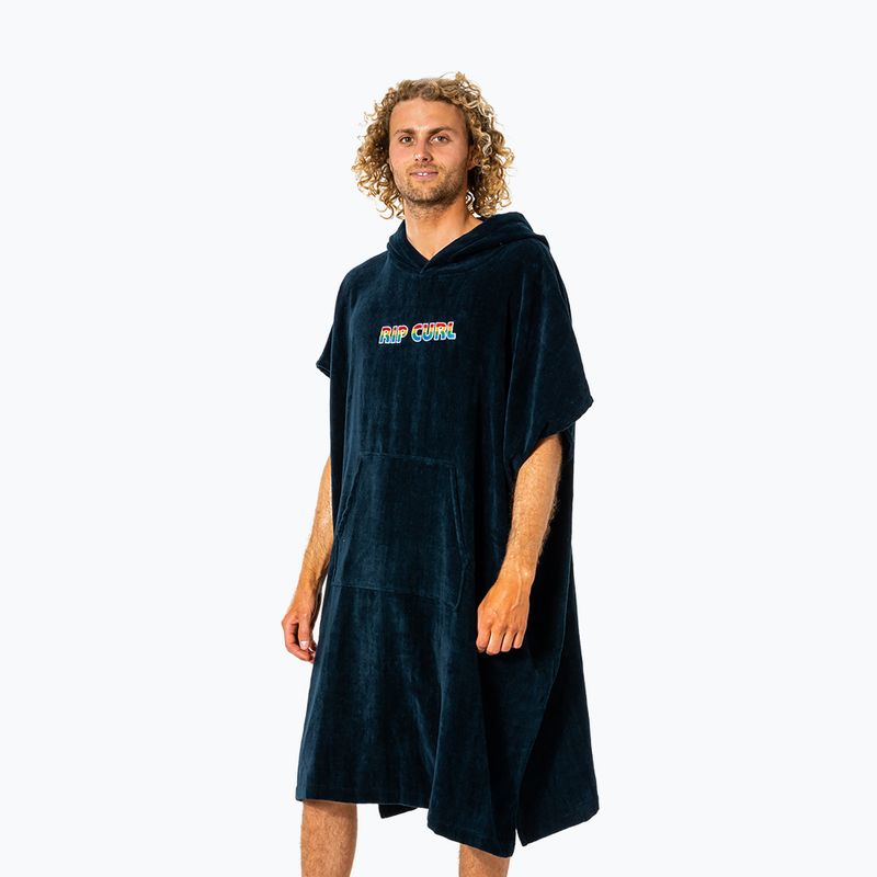 Rip Curl pánské pončo Icons Hooded Towel navy blue CTWCE1 5
