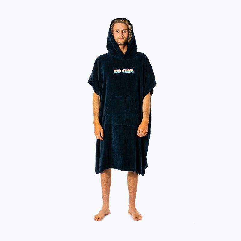 Rip Curl pánské pončo Icons Hooded Towel navy blue CTWCE1 7