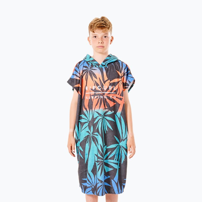 Dětský ručník Rip Curl s kapucí a potiskem černý KTWBG9