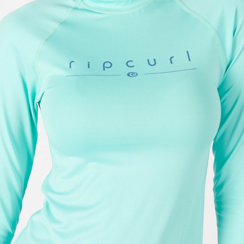 Dámské plavecké tričko Rip Curl Golden Rays light blue WLY3FW 4