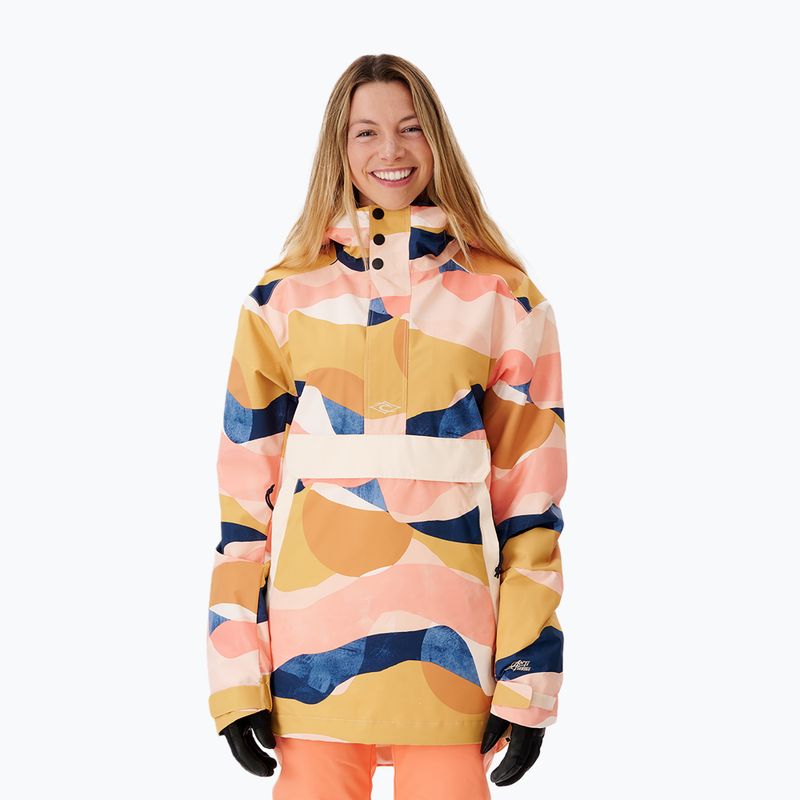Dámská barevná snowboardová bunda Rip Curl Rider Anorak 002WOU 3282