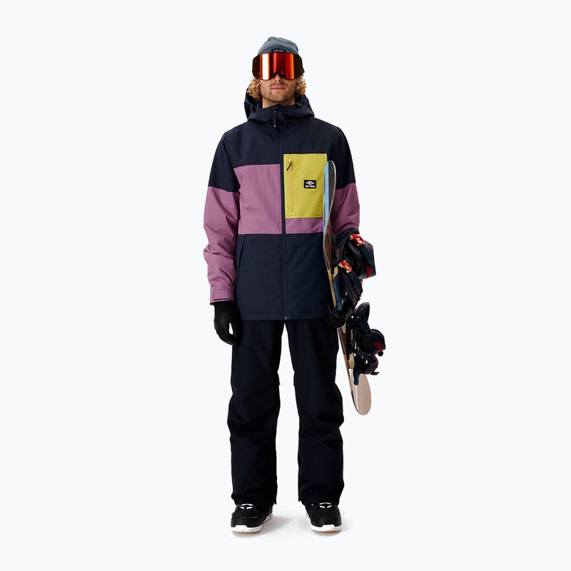 Rip Curl Notch Up pánská snowboardová bunda navy blue and purple 005MOU 49 5