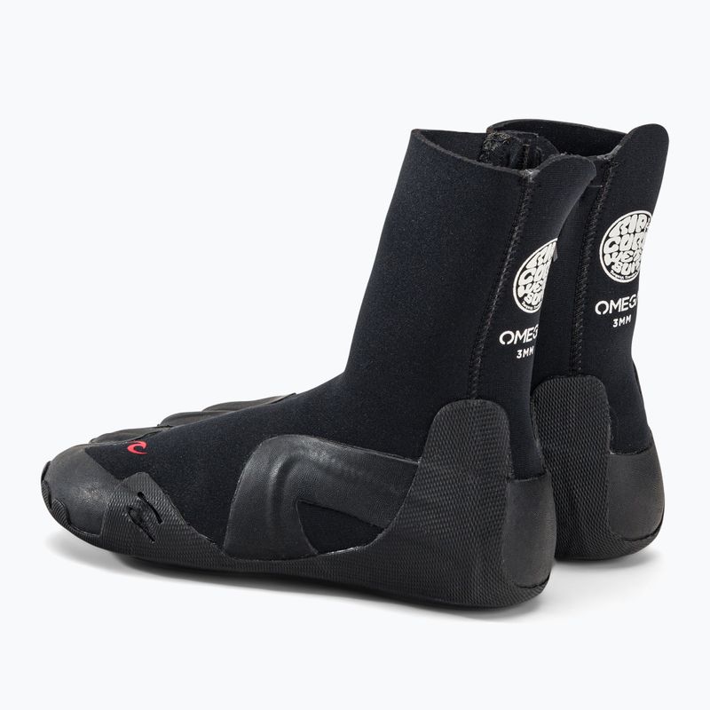 Neoprenové boty Rip Curl Omega 3 mm S/Toe Zip black 3