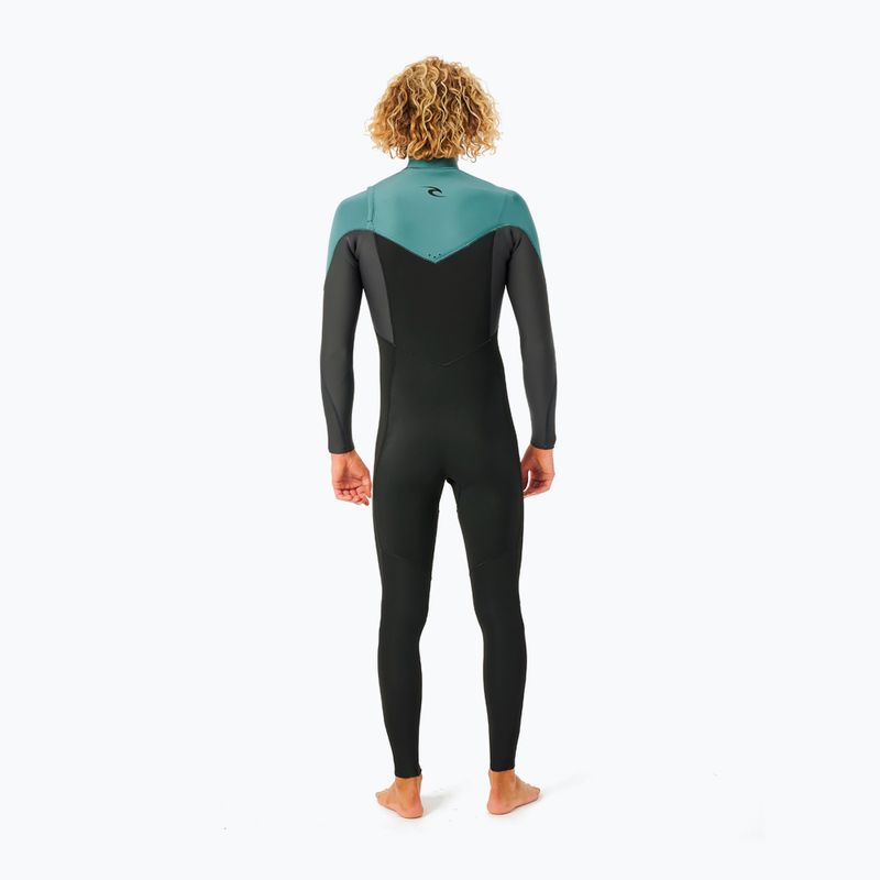 Pánský neopren   Rip Curl Dawn Patrol Perf C/Zip 4/3 mm GB muted green 2