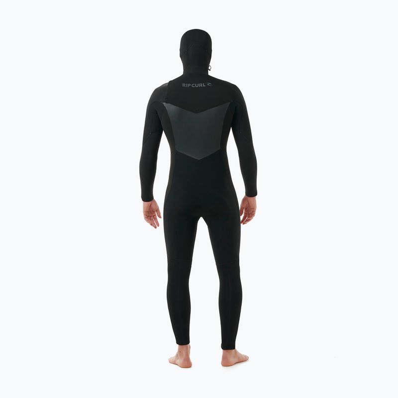 Pánský plavecký neopren Rip Curl Dawn Patrol Hooded 6/4 mm Chest Zip black 2