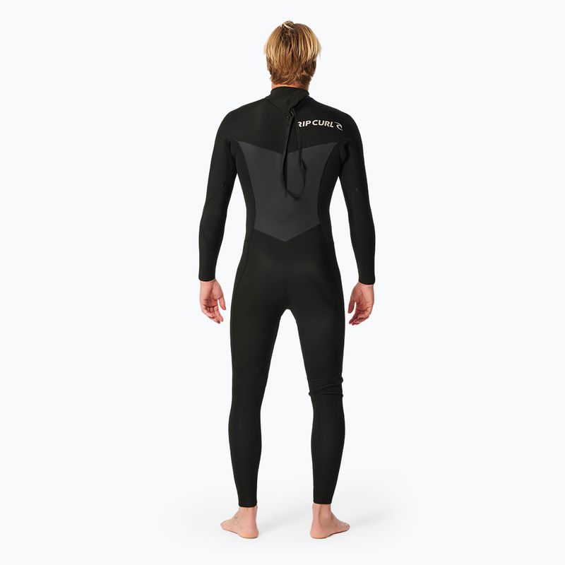 Pánský plavecký neopren Rip Curl D/Patrol 3/2 mm GB B/Zip Stmr black 4