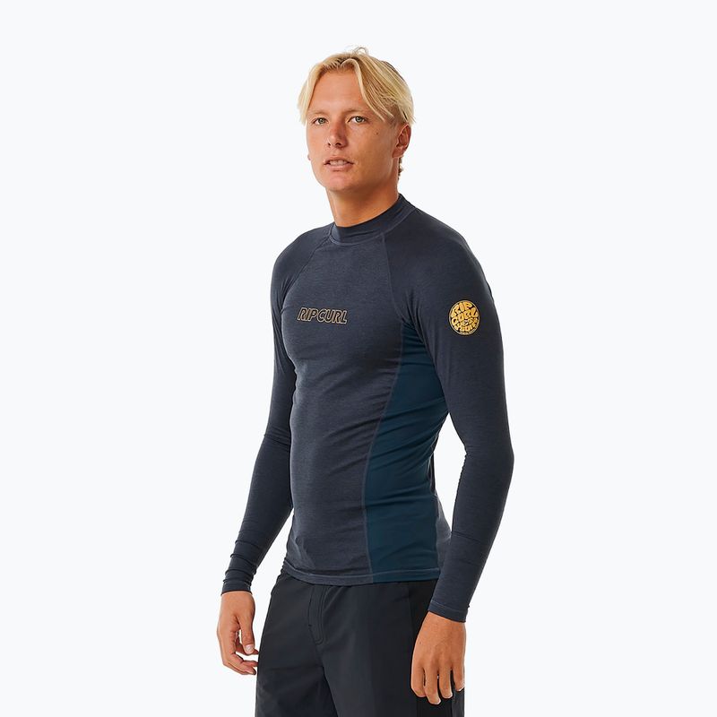 Pánské plavecké tričko Longsleeve Rip Curl Dawn Patrol UPF Performance navy marle 4