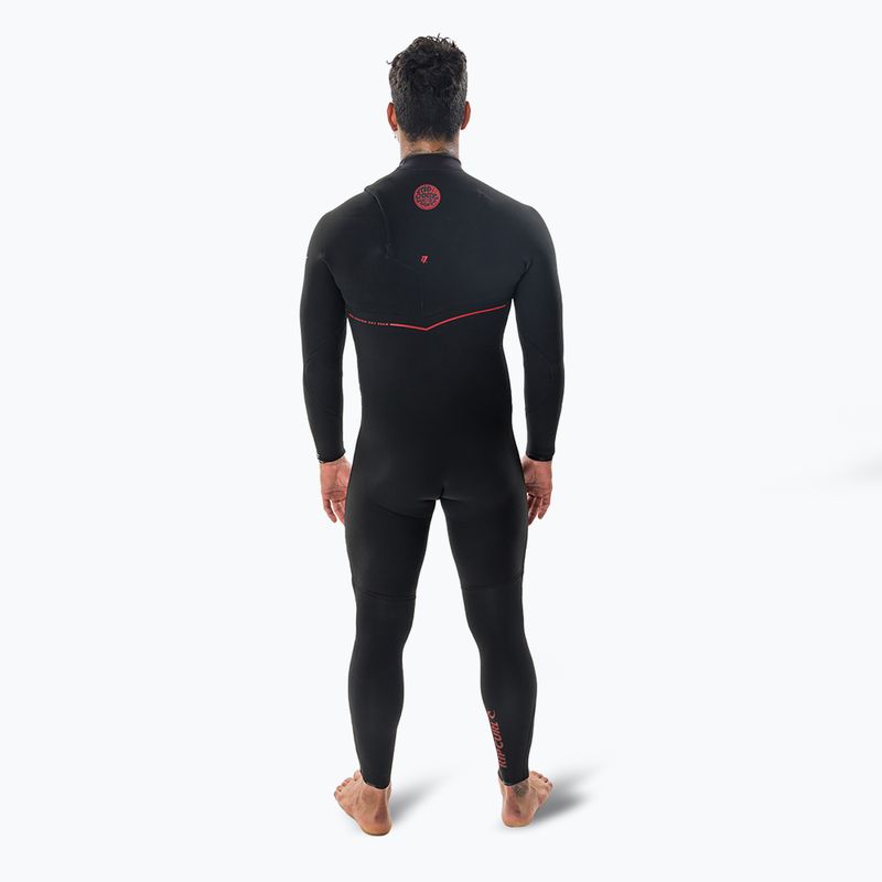 Pánský neopren Rip Curl Flashbomb Fusion 4/3 mm Zip Free black 2