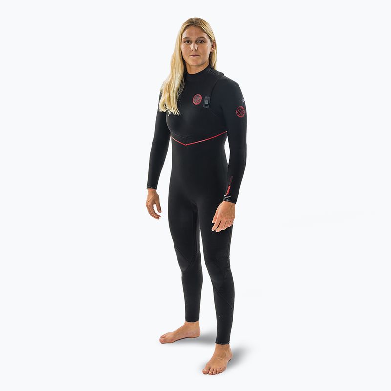 Dámský neopren Rip Curl Flashbomb Fusion 3/2 mm Zip Free Swim Foam Black 3