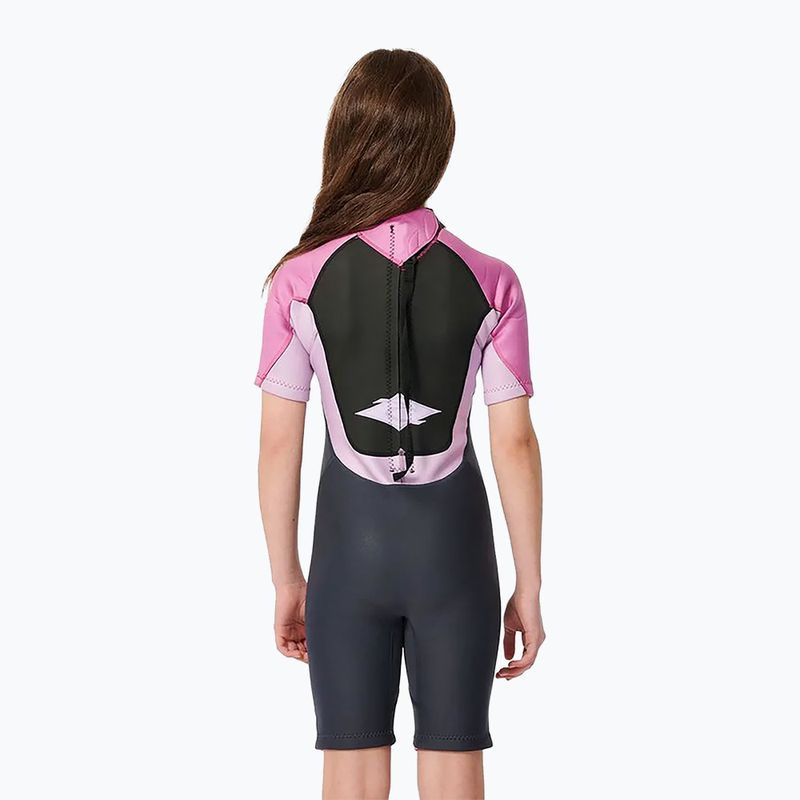 Dětské pěnové kalhoty Rip Curl Omega Back Zip Spring 2 mm fialové 3