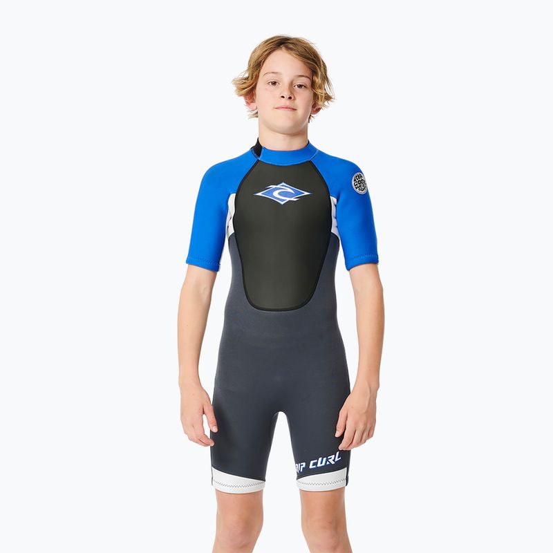 Dětské pěnové kalhoty Rip Curl Omega Back Zip Spring 2 mm modré 8