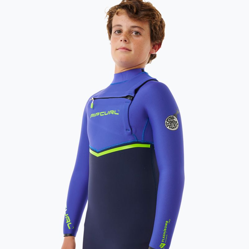 Dětský neopren Rip Curl Flashbomb 4/3 mm Chest Zip wild berry  5