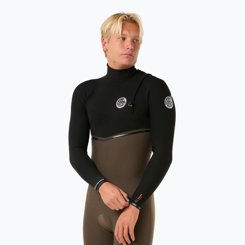 Pánský plavecký neopren Rip Curl E Bomb 4/3 mm Zip Free deep rock 4