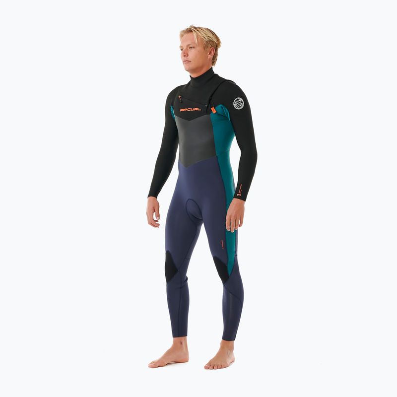 Pánský plavecký neopren Rip Curl Dawn Patrol 4/3mm Chest Zip purple night 3