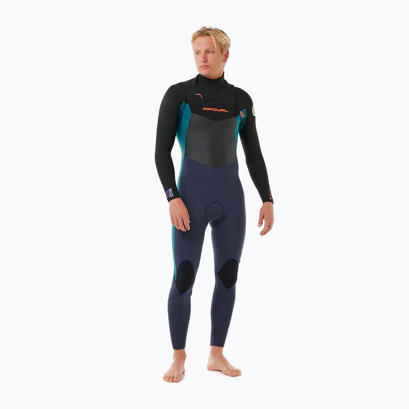 Pánský plavecký neopren Rip Curl Dawn Patrol 4/3mm Chest Zip purple night 4