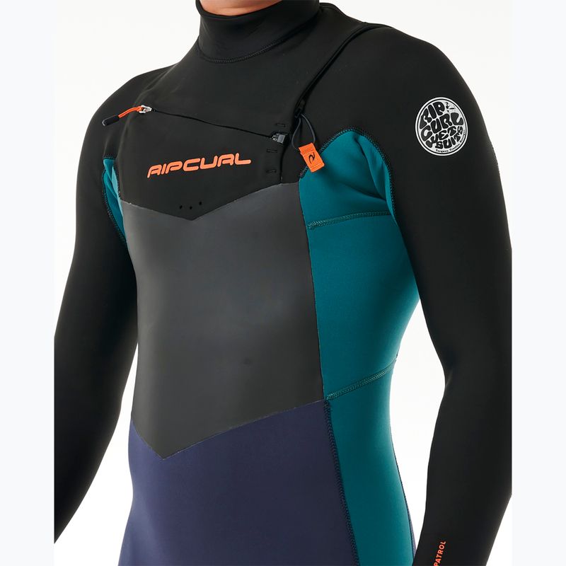 Pánský plavecký neopren Rip Curl Dawn Patrol 4/3mm Chest Zip purple night 5