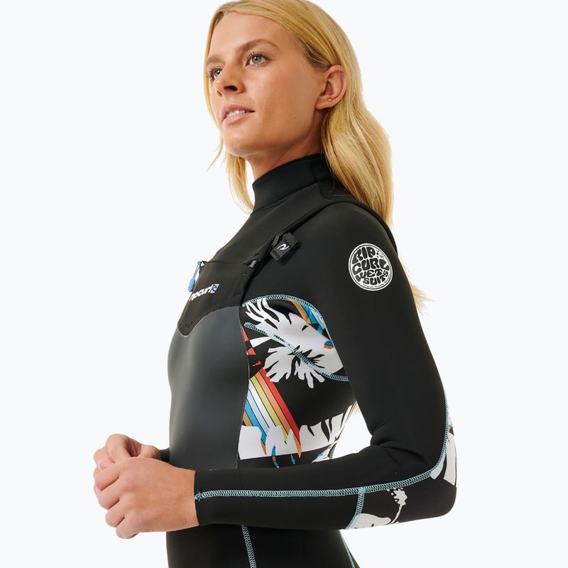 Dámský neopren Rip Curl Dawn Patrol 3/2 mm Chest Zip black/black/multi 5