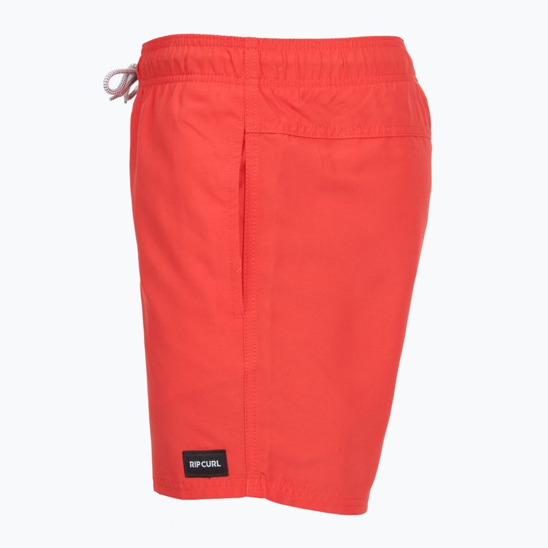 Pánské plavkové šortky Rip Curl Offset Volley washed red 3