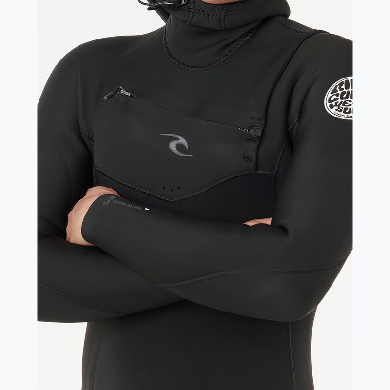 Pánský neopren Rip Curl Dawn Patrol Cz Hood 5/4 mm black 5