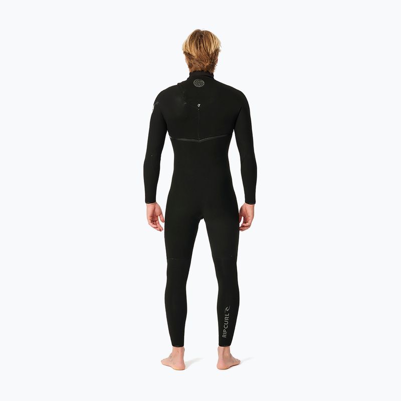 Pánský plavecký neopren  Rip Curl Dawn Patrol 4/3 mm Chest Zip black 2