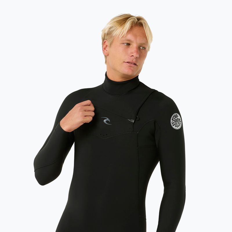 Pánský plavecký neopren Rip Curl Dawn Patrol 3/2 mm Chest Zip black 5