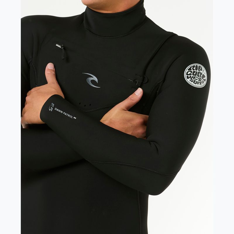 Pánský plavecký neopren Rip Curl Dawn Patrol 3/2 mm Chest Zip black 6