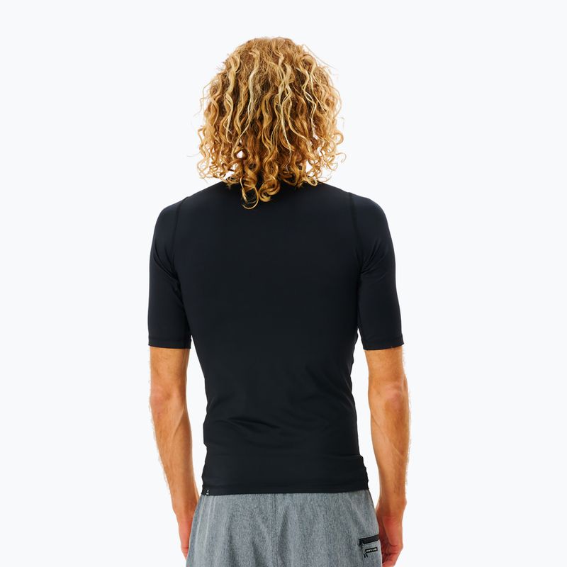 Pánské plavecké tričko Rip Curl Corps 90 černá 12JMRV 2