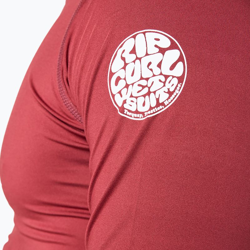 Pánské plavecké tričko Rip Curl Corps 4370 borodowa 12JMRV 5