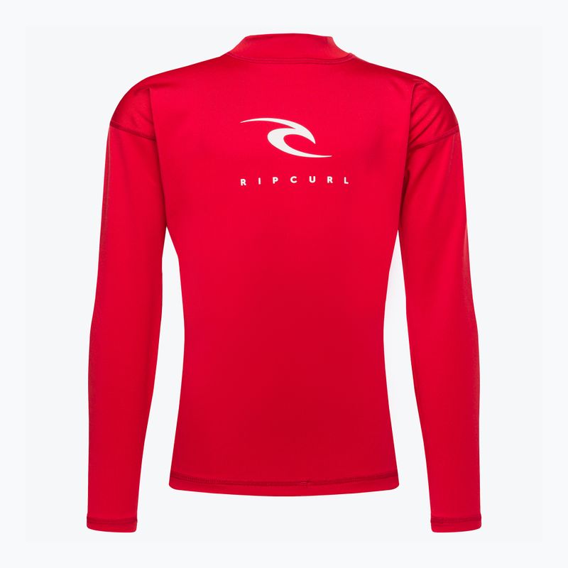 Dětské plavecké tričko Rip Curl Corps Rash Vest 40 červená 11MBRV