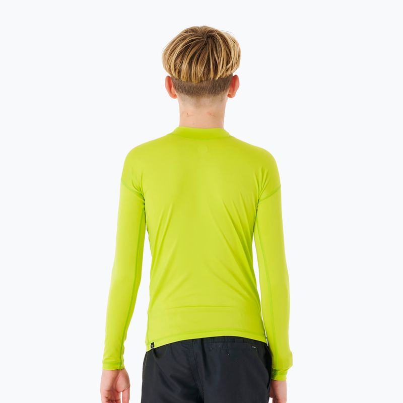 Dětské plavecké tričko Rip Curl Corps Rash Vest 4078 zelená 11MBRV 2