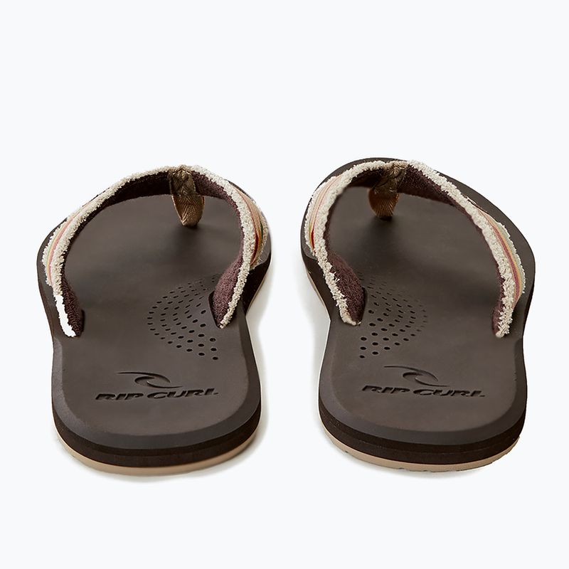 Pánské žabky Rip Curl Reactor Open Toe 1153 hnědý 19VMOT 10
