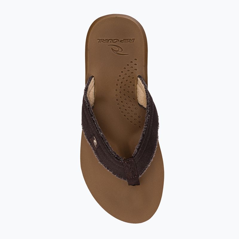 Pánské žabky Rip Curl Reactor Open Toe 1153 hnědý 19VMOT 6