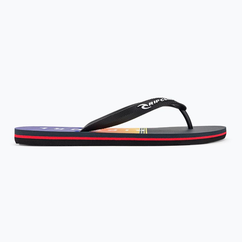 Pánské žabky Rip Curl Breaker Open Toe 1163 černo-oranžový 19XMOT 2
