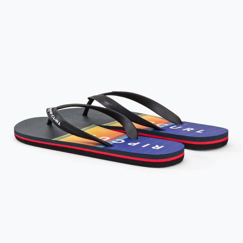 Pánské žabky Rip Curl Breaker Open Toe 1163 černo-oranžový 19XMOT 3