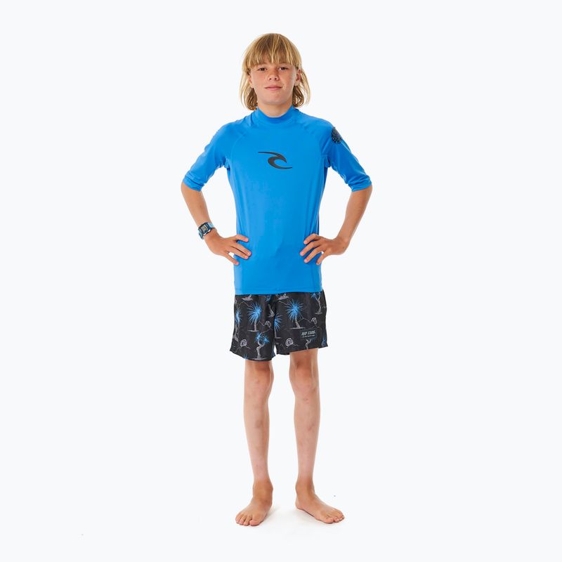 Dětské plavecké tričko Rip Curl Lycra Brand Wave UPF blue gum 2