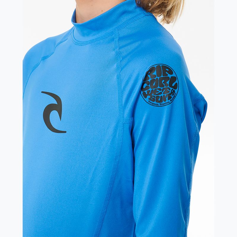 Dětské plavecké tričko Rip Curl Lycra Brand Wave UPF blue gum 4
