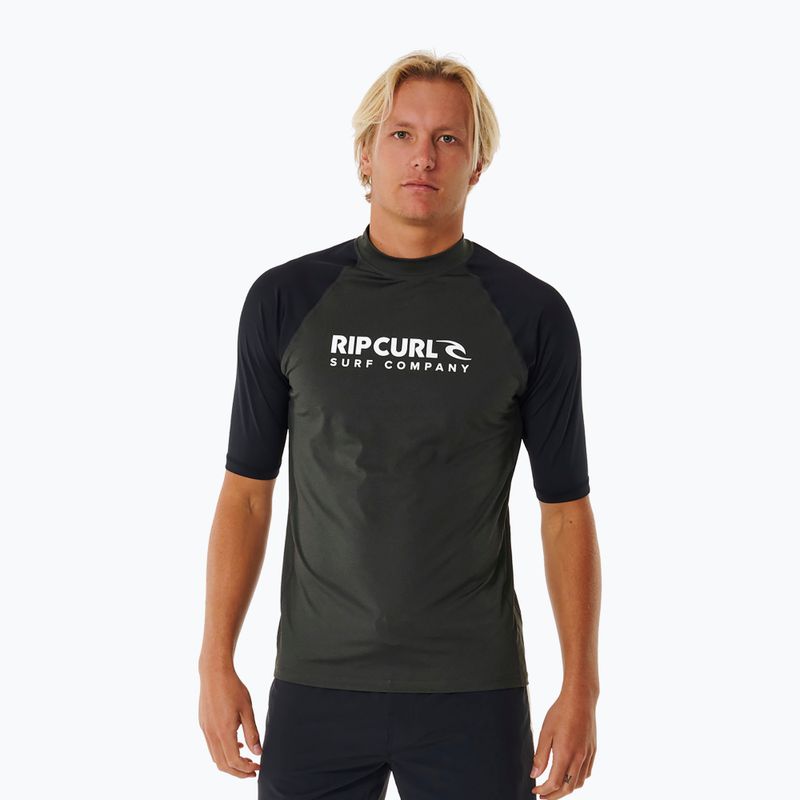 Pánské plavecké tričko Rip Curl Shock UPF black marle
